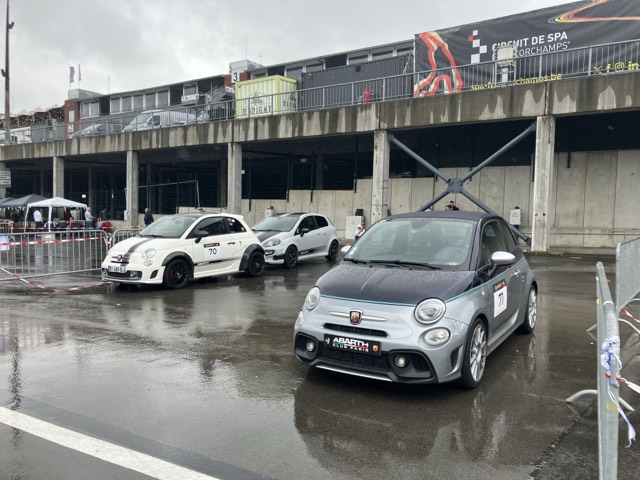 L&rsquo;Abarth Club Paris à SpaItalia 2024